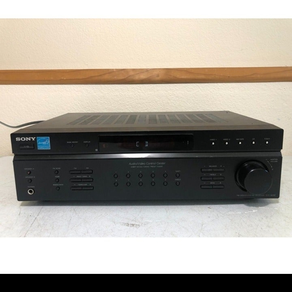 Sony Black Audio/Video Control Center